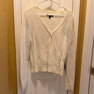 Banana Republic Cream V-Neck Sweater